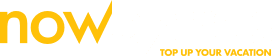 now, Top up your vacation logo