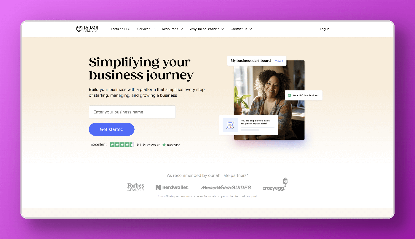 Tailor Brands Logo Maker